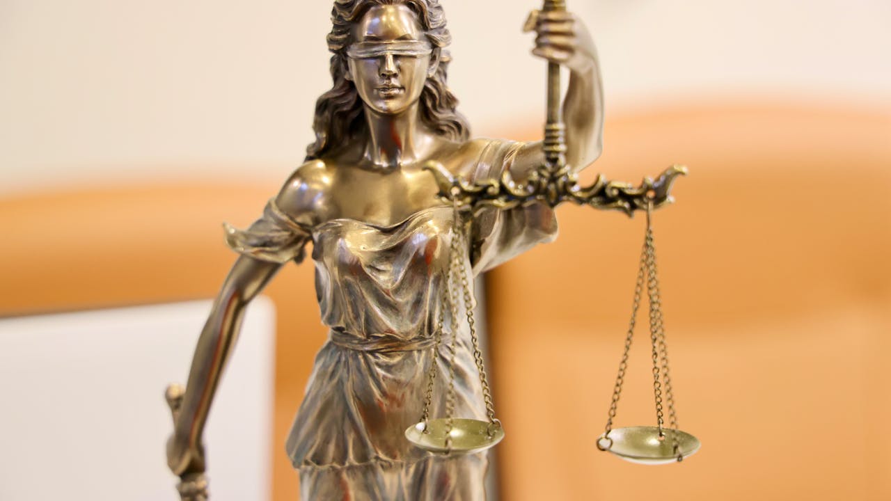 Scales of Justice Statue